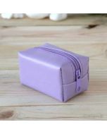 Lilac purse with zip 7x4x4cm