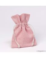 Borsa ROSA pois 10x14cm.