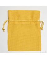 Cotton bag yellow 15x23cm, min.12