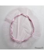 Sac rose cristal 23cm