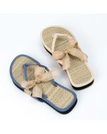 Bamboo flip flop blue/pink size L decorated, min.2