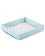 Lux carton tray sky blue 23x27x4,5cm