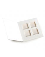 Boîte couvercle pliant avec blister