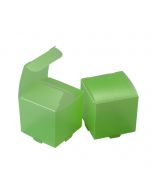 Scatola eco verde 4,5x4,5x4,5cm.