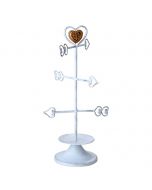 Joyero de metal flechas corazón con caja,31cm.