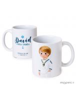 Communion Sailor ceramic mug in gift box personalizable