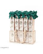 Présentoir avec 40 boîtes 6 chocolats Style de Noël