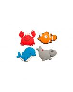 Aimant poisson/sceau/dauphins/crabe 5cm