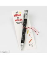 Marque-page Ma Maman + Stylo Bille Multifonction