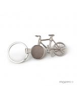 Portachiavi bicicletta in metallo 10x4,5cm