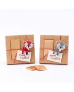 Box 2 Neapolitans and deer with clip Grey/Red asst.