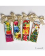 Boîte 3 chocolats moments de Noël assort.