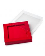 Funda acetato caja marco 10,2x1,6x10,2cm, min.25