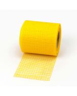Plastic net ribbon 80mmx25m yellow