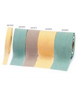 Striped gingham ribbon 50m.