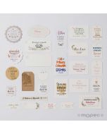 Set de 28 muestras de tarjetas