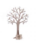 Good wishes and jewerly tree with plate 29x40cm.