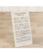 Partition musicale Waltz of the Flowers 10,5X18,5cm
