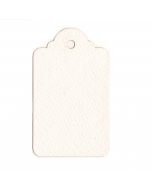 Bigliettino bianco regalo 4x6cm (prezzo x21pz.)