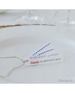 Biglietto TAKE OFF in spagnolo decorato 6,5cm