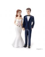 Figurine pour gâteau mariés Darling marié avec smoking 21cm
