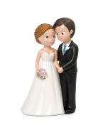 Figurine de gâteau Pop & Fun mariés affectueux 16cm