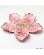 Pink flower big plate 23cm.