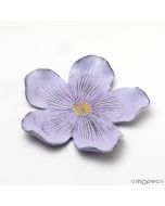 Lilac flower medium size plate 17cm.