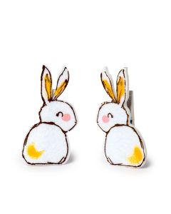 Pinza fieltro conejito de Pascua 6,6cm.min.6