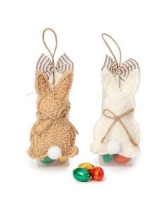 Easter bunny pendant 10 praliné eggs