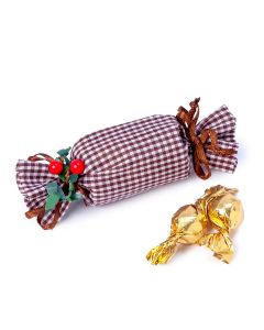 Decoración navideña caramelo y acebo con 2 crokichoc*