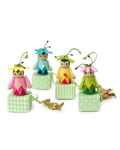 Colgantes muñecos con cajita verde y 3minifruits min.8