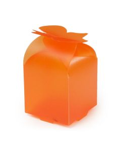 Estuches eco mariposa naranja 4,5cm. min.25