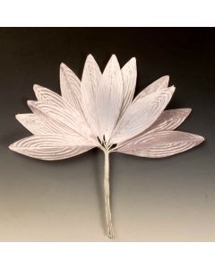 Hojas de seda larguitas rosas pomo de 12
