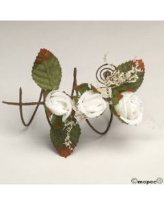 Portamenú/tarjeta rosas blancas min.12 WEB PROMO
