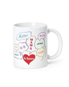 Taza cerámica mamá en idiomas