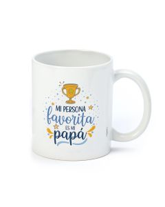 Mug céramique Papá persona favorita dans boîte cadeau