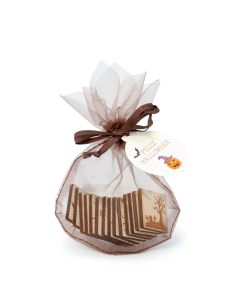 Memory del terror 14 fichas madera con tarjeta Halloween