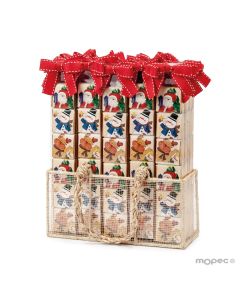 Expositor 40cajas 6napolitanas Christmas Joy*