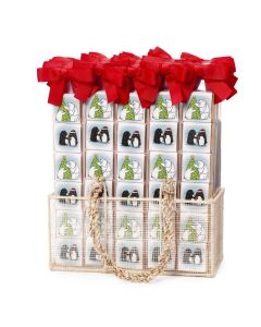 Expositor 40 estuches 6 chocolates navideños Calidez Polar