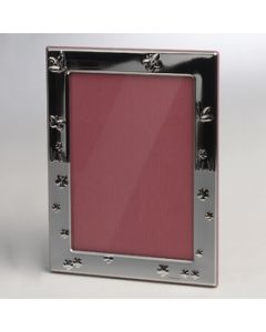 Marco Primavera Plata de Ley 925 rosa 9x13cm