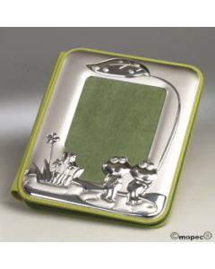 Álbum fotos+tapa-marco ranitas Plata de Ley 925 13x18cm