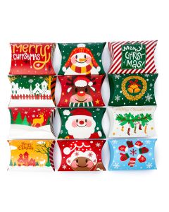 Christmas box with side openings 12x7.5cm. min. 12