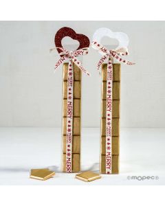 Estuche 6napolitanas corazón de purpurina, 2stdo.min.2*