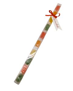 Tubo Navideño 10 Caramelos Veganos BlandiFruit Jelly "Bon Nadal" al Por Mayor
