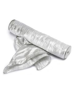 Nastro moare argento 48cmx9,1mts