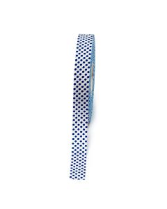 White ribbon blue navy points 20mmx50