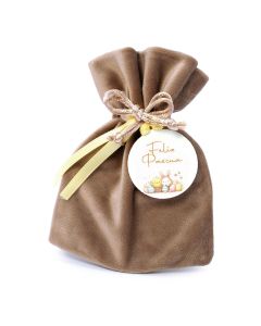 Juego 3 en raya Pascua en madera tarjeta Feliz Pascua