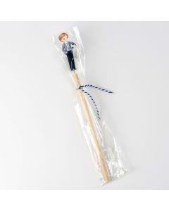 Matita 24cm. Bambino comunione con pallone decorato