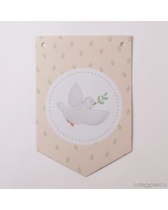 Banderola Paloma 21,5x14cm.